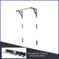 4ft Home Wall Station by Anchor Gym | 7-Prong Accessory Rack