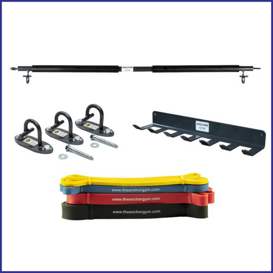 Fitness Bar Wall Station Bundle by Anchor Gym | Wall Fitness Setup