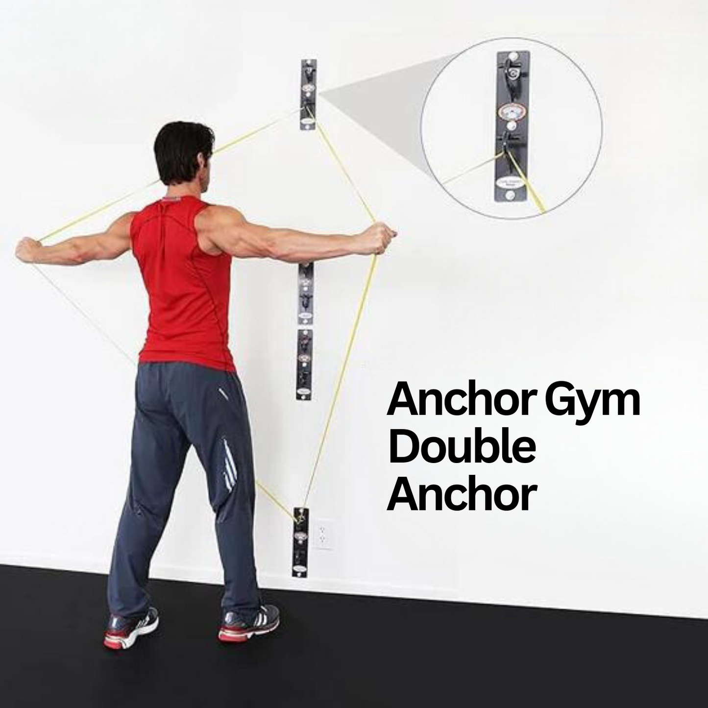 Double Anchor by Anchor Gym | Secure Dual Mount for Workout