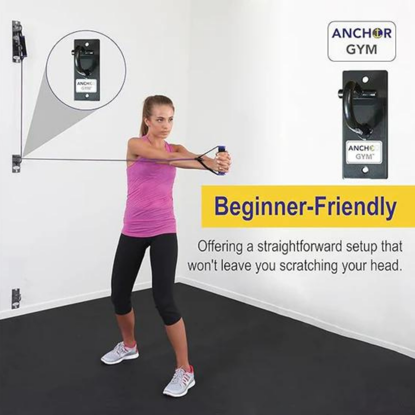 Single Anchor by Anchor Gym | Secure Wall Mount & Gym Workout