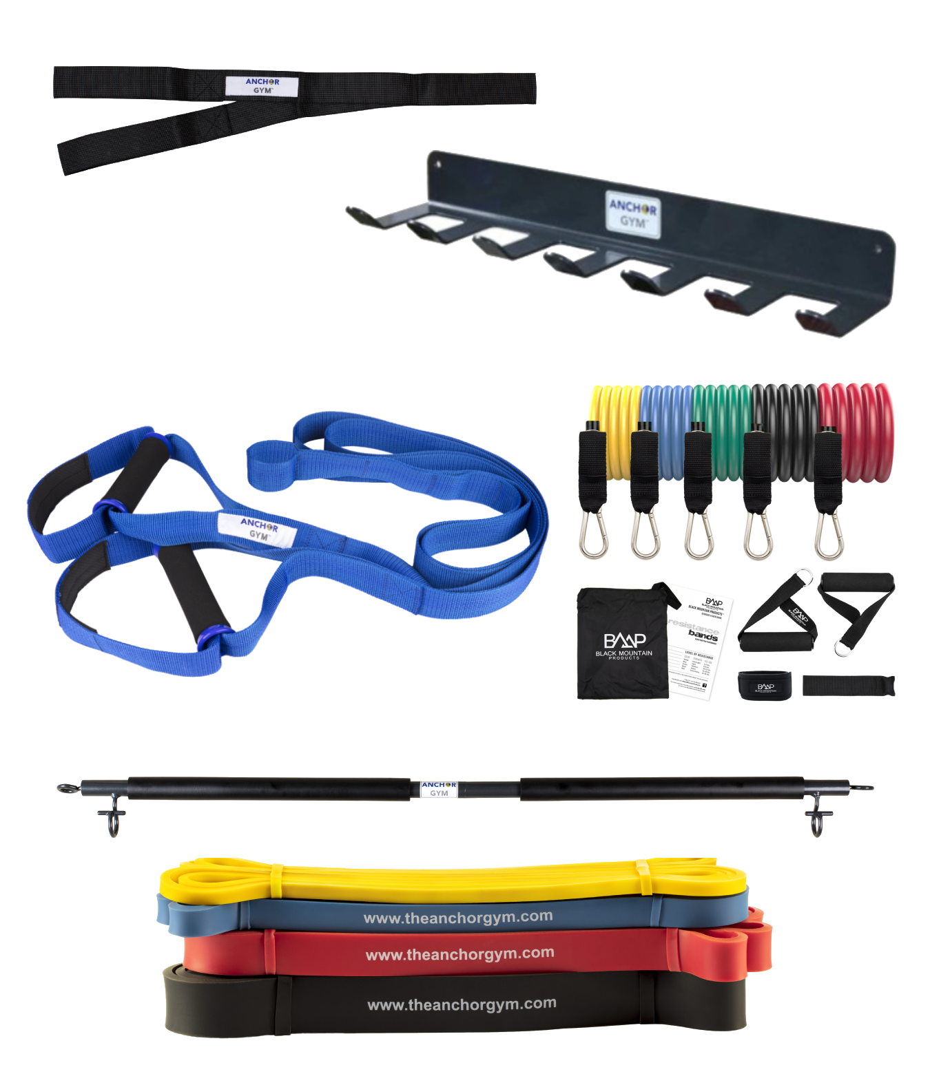 Accessory Bundle by Anchor Gym | Complete Kit for Home Workouts